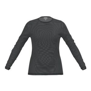 LuLaRoe 2XL Black May Long Sleeve Mesh Top